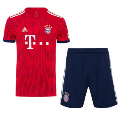 2018-19 Bayern Munich Home Soccer Jersey Kit (Shirt + Shorts)