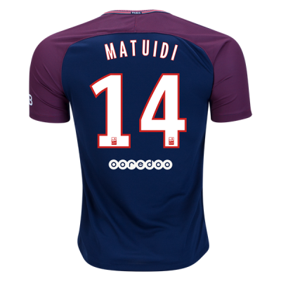PSG 2017-18 Matuidi #14 Home Soccer Jersey