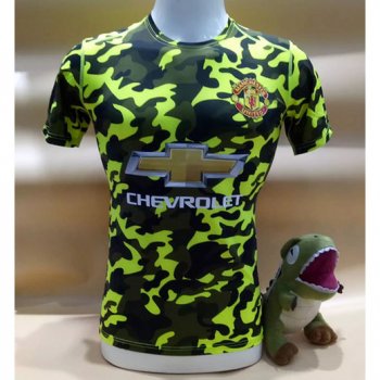 2017-18 Manchester United Green Camouflage Training Shirt 2017-18 Manchester United Green Camouflage Training Shirt