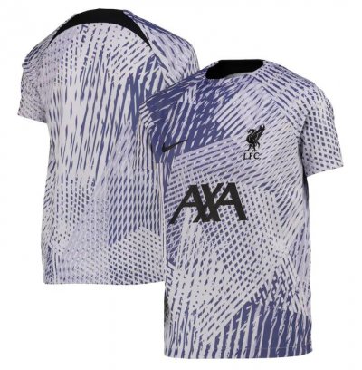 2022-23 Liverpool Purple White Pre-Match Training Shirt