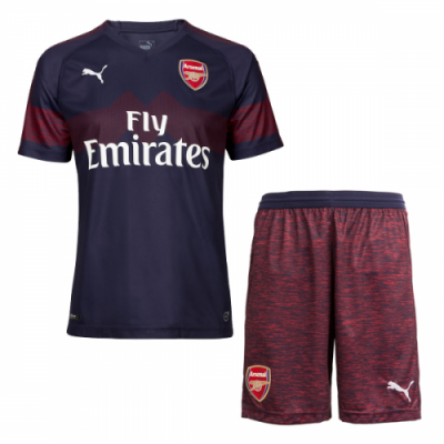 2018-19 Arsenal Away Navy Soccer Jersey Kit (Shirt + Shorts)