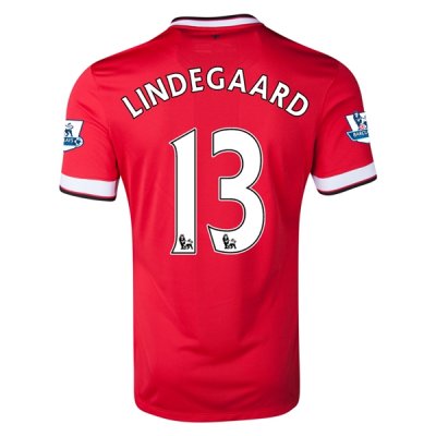 Manchester United 14/15 LINDEGAARD #13 Home Soccer Jersey