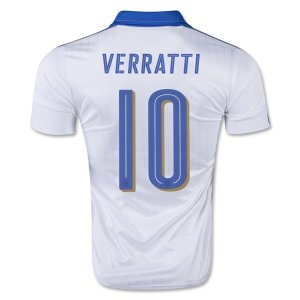 2015-16 Italy VERRATTI 10 Away Soccer Jersey