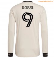 2021-22 Los Angeles FC Away Long Sleeve Soccer Jersey Shirt DIEGO ROSSI #9