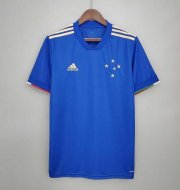 2021-22 Cruzeiro Home Blue Soccer Jersey Shirt