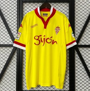 2015-16 Sporting Gijon Retro Away Soccer Jersey Shirt