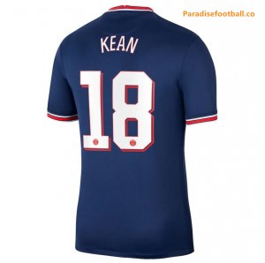 2021-22 Maillot PSG Domicile Cup Home Soccer Jersey Shirt Kean 18 printing