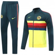 2020-21 Club America Green Yellow Training Jacket With Pants