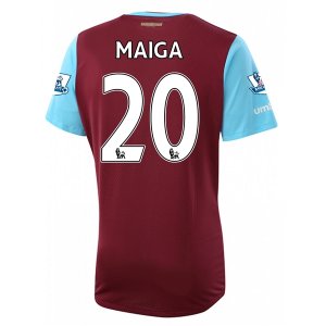 2015-16 West Ham MAIGA 20 Home Soccer Jersey
