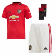 Kids Manchester United 2019-20 Home Soccer Kits (Shirt + Shorts + Socks)