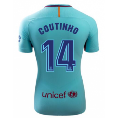 2017-18 Barcelona #14 COUTINHO Away Soccer Jersey