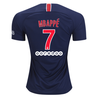 2018-19 Paris Saint-Germain Home Soccer Jersey Shirt Kylian Mbappe #7