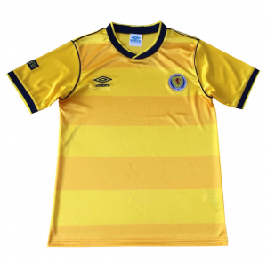 1986 Scotland Retro Away Soccer Jersey Shirt