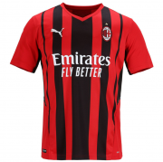 2021-22 AC Milan Home Soccer Jersey Shirt