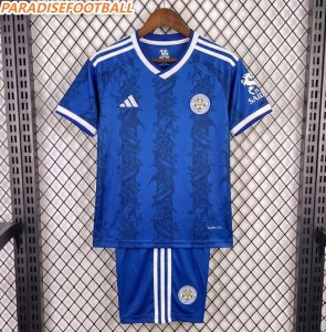 2026-27 Leicester City Home Kids Soccer Kits Shirt With Shorts