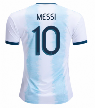 2019-20 Argetina Home Soccer Jersey Shirt Lionel Messi #10