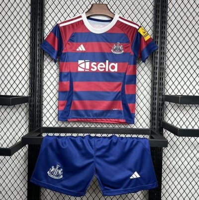 2024-25 Newcastle United Away Kids Soccer Kits Shirt With Shorts