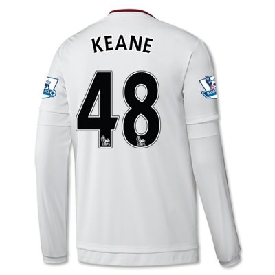 2015-16 Manchester United KEANE 48 LS Away Soccer Jersey