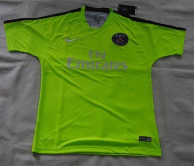 2015 PSG Training Shirt Green