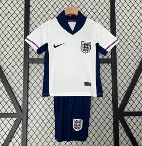 2024 Euro Cup England Kids Home Soccer Kits Shirt With Shorts 2024 Euro Cup England Kids Home Soccer Kits Shirt With Shorts