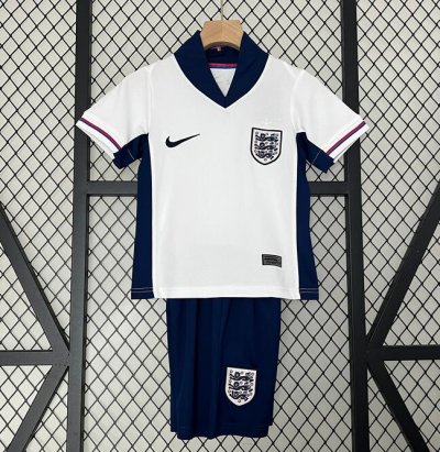 2024 Euro Cup England Kids Home Soccer Kits Shirt With Shorts