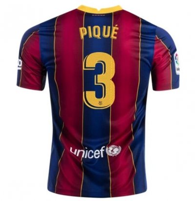 2020-21 Barcelona Home Soccer Jersey Shirt GERARD PIQUÉ #3
