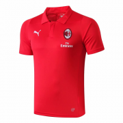 2018-19 AC Milan Red Polo Shirt