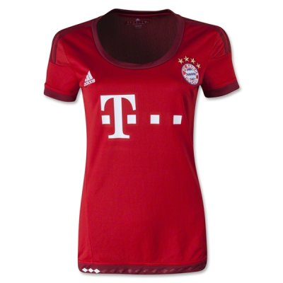 2015-16 Bayern Munich Home Womens Soccer Jersey