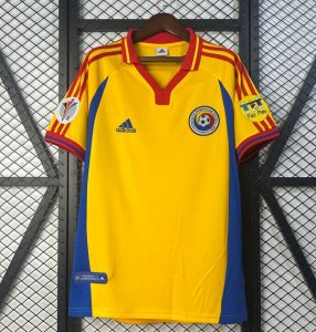 2000 Romania Retro Home Soccer Jersey Shirt