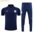 2021-22 Manchester City Navy Polo Kits Shirt with Pants
