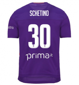2019-20 Fiorentina Home Soccer Jersey Shirt SCHETINO #30