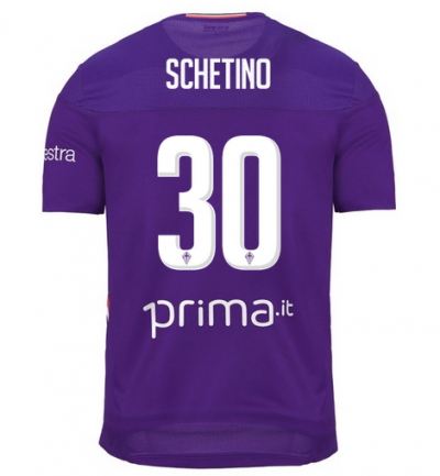 2019-20 Fiorentina Home Soccer Jersey Shirt SCHETINO #30