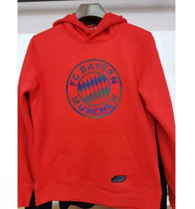 2020-21 Bayern Munich Red Hoody Sweater Top