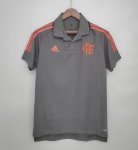 2021-22 Flamengo Grey Polo Shirt