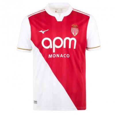 2025-26 AS Monaco Home Soccer Jersey Shirt