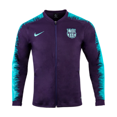 18-19 Barcelona Purple&Blue V-Neck Training Jacket
