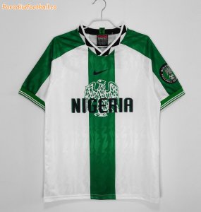 1996 Nigeria Retro Away Soccer Jersey Shirt