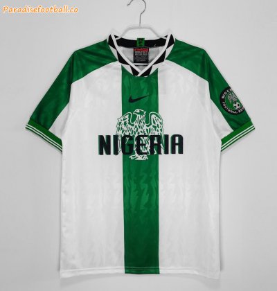 1996 Nigeria Retro Away Soccer Jersey Shirt