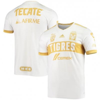 2021-22 Tigres UANL Third Away White Soccer jersey Shirt