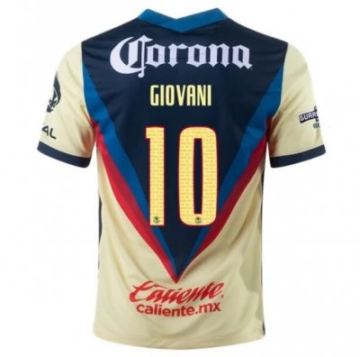 2020-21 Club America Home Soccer Jersey Shirt GIOVANI DOS SANTOS #10
