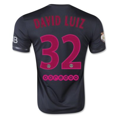 2015-16 PSG DAVID LUIZ #32 Third Soccer Jersey