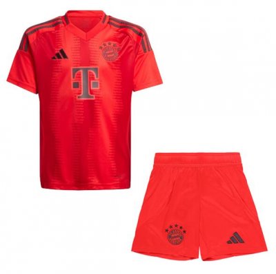 2024-25 Bayern Munich Home Kids Soccer Kits Shirt With Shorts