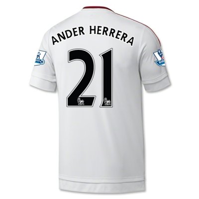 2015-16 Manchester United ANDER HERRERA #21 Away Soccer Jersey