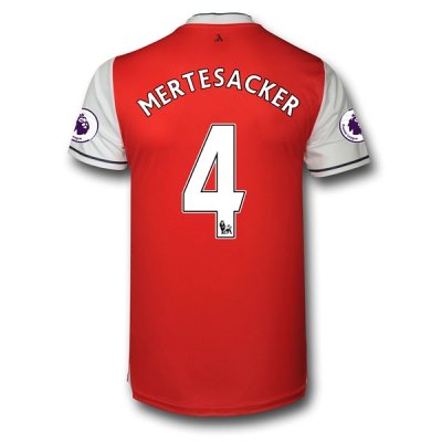 2016-17 Arsenal 4 MERTESACKER Home Soccer Jersey