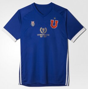 2017 Universidad de Chile 90 ANOS Home Soccer Jersey