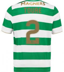 2017-18 Celtic Toure #2 Home Soccer Shirt