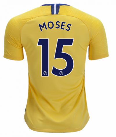 2018-19 Chelsea Away Soccer Jersey Shirt Victor Moses #15