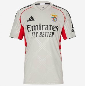 2025-26 Benfica Beige Away Soccer Jersey Shirt