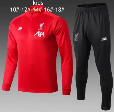 2019-20 Liverpool Red Training Kit (Sweat Top + Pants) Youth