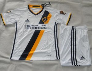 Kids LA Galaxy 2016-17 Home Soccer Shirt With Shorts